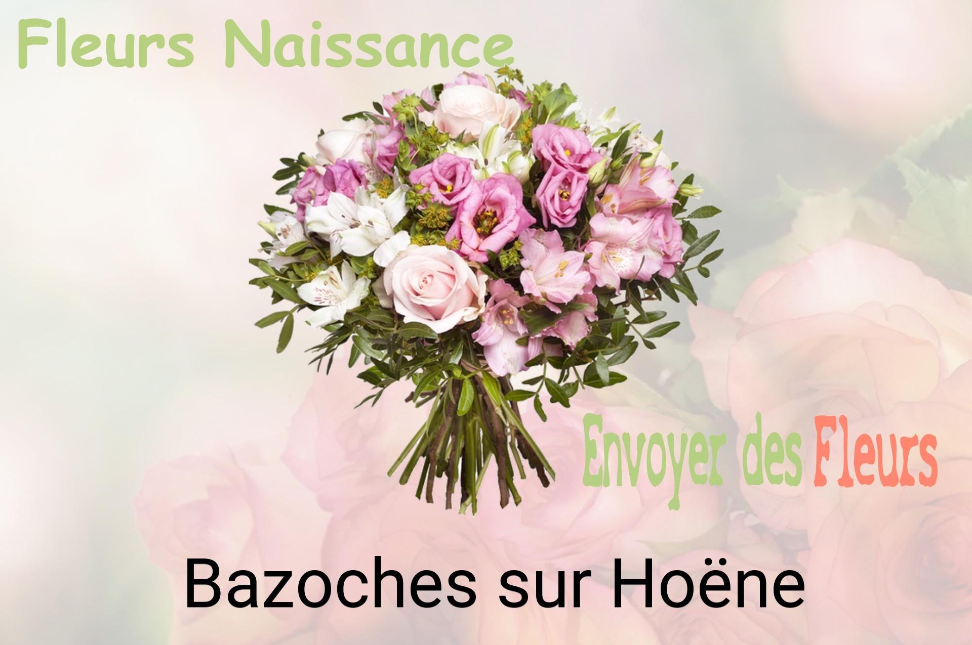 Bouquet de fleurs de naissance livré à Bazoches-sur-Hoëne