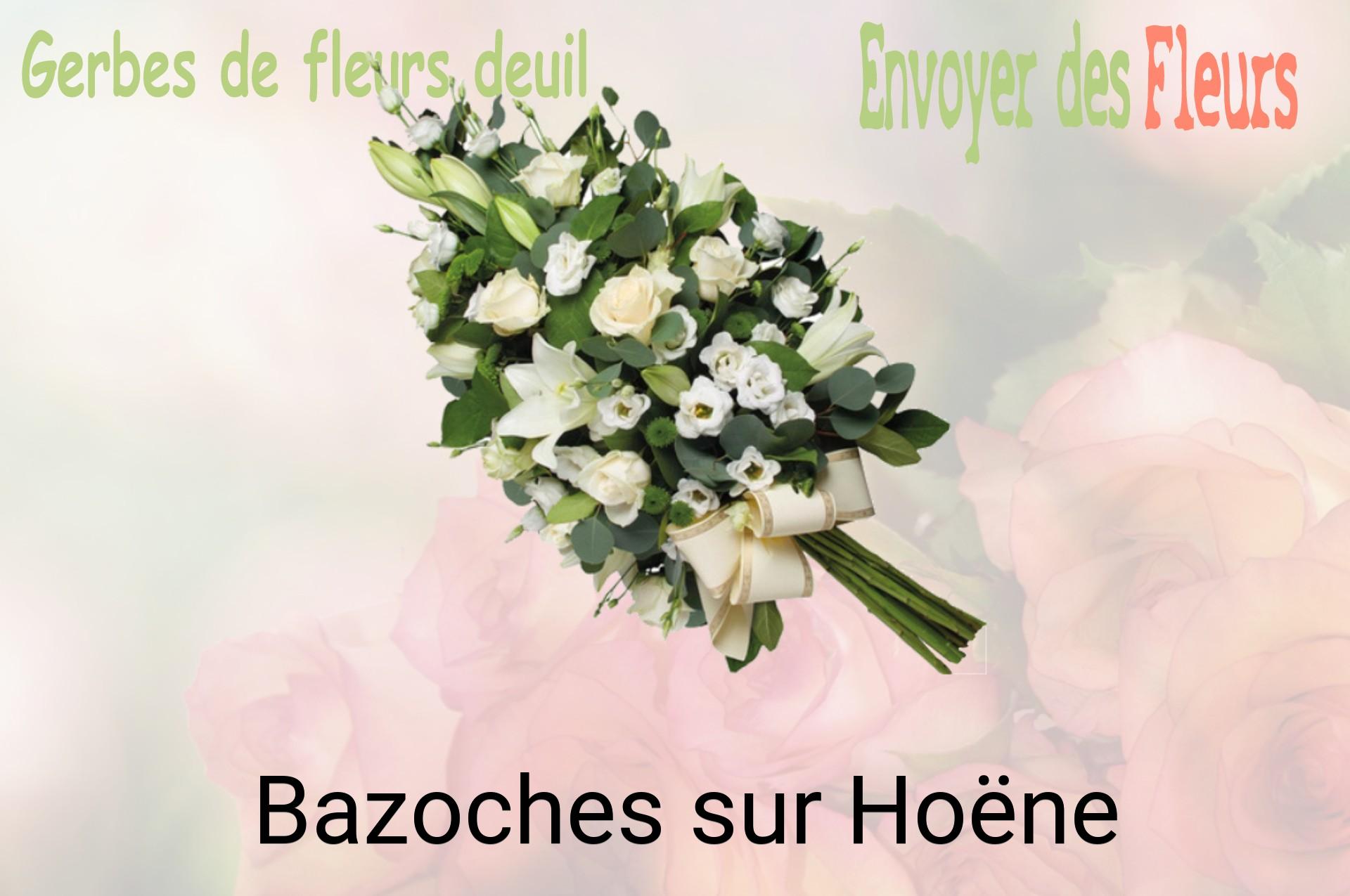 Gerbe de fleurs de deuil livrée à Bazoches-sur-Hoëne